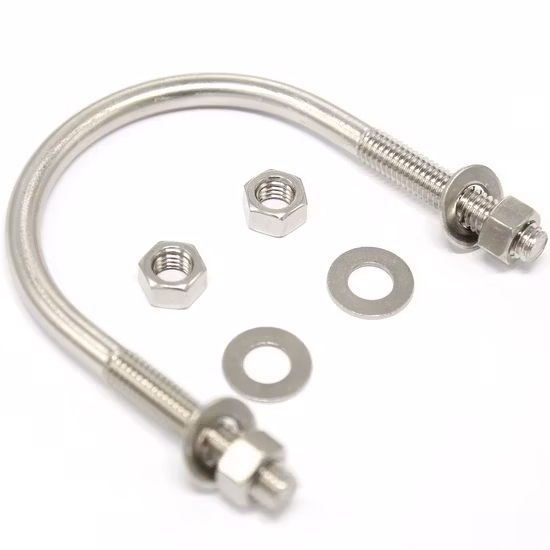 Boulon en U Super Duplex Hastelloy en acier inoxydable SS304 SS316L 309S 310S Boulon hexagonal 1.4529 904L 254smo Boulon à épaulement Inconel Incoloy Monel Goujon fabriqué en Chine