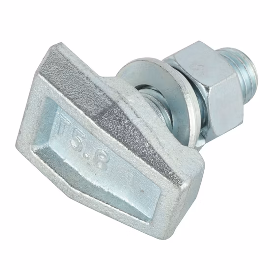 Boulon à tête hexagonale en acier au carbone/acier inoxydable/boulon à vis/boulon de carrosserie/boulon à bride hexagonale/boulon lourd hexagonal/vis à tête creuse/goujon à tête carrée plate avec écrou